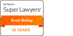 Badge for Scott McKay - Super Lawyers 10 years